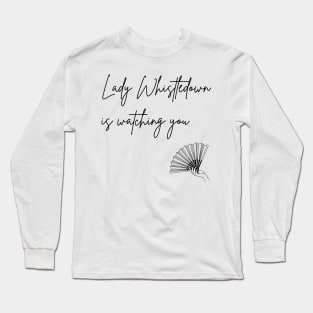 Lady Whistledown - Inspired by the Character from the Book Series Long Sleeve T-Shirt